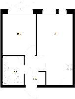 Планировка квартиры в ЖК Кантемировская, 11