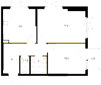 Планировка квартиры в ЖК Кантемировская, 11