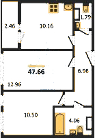 Планировка квартиры в ЖК Master Place (Мастер Плэйс)