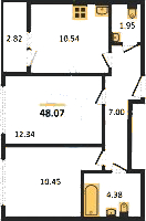 Планировка квартиры в ЖК Master Place (Мастер Плэйс)