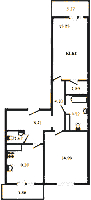 Планировка квартиры в ЖК Modum (Модум)