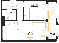 Планировка квартиры в ЖК NeoPark (НеоПарк)