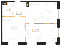 Планировка квартиры в ЖК NeoPark (НеоПарк)