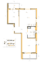 Планировка квартиры в ЖК Simple (Симпл)