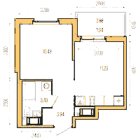 Планировка квартиры в ЖК Simple (Симпл)