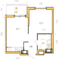 Планировка квартиры в ЖК Simple (Симпл)