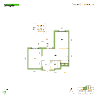 Планировка квартиры в ЖК Simple (Симпл)