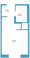 Планировка квартиры в ЖК Старлайт