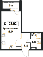 Планировка квартиры в ЖК Урбанист